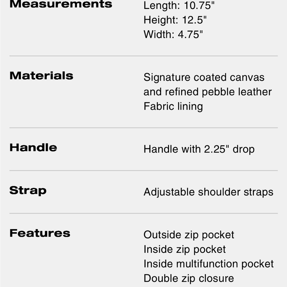 Large Court Backpack In Signature Canvas - Picture 12 of 12